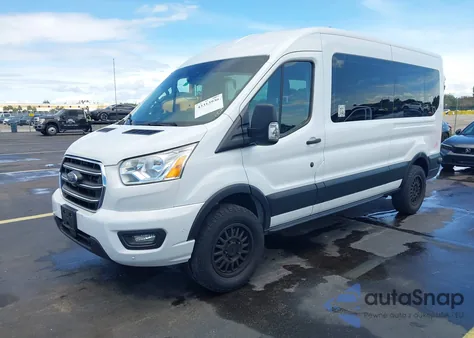 2020 Ford Transit-350 Passenger Van Xlt z USA, uszkodzony, nr VIN 1FBAX2C86LKA43378